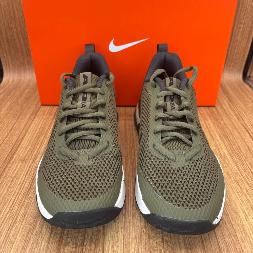 NEW Nike Air Max Alpha Trainer 6 Mens 9 Olive Black FQ1833-200 Training Shoes